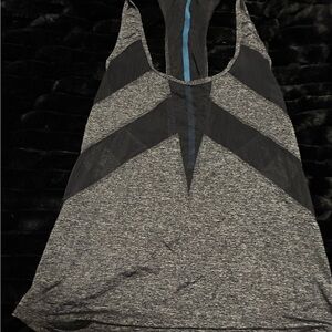 Lululemon Gray and Black Women's Top